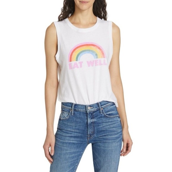 MOTHERThe Strong And The Silent Type Cotton Tank Size XS - Picture 2 of 12